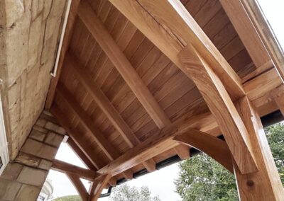 Bespoke Handmade Wooden Doors and Porch