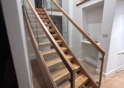 Bespoke handmade wooden stairs