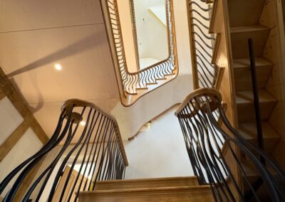 Bespoke handmade wooden stairs