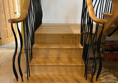 Bespoke handmade wooden stairs