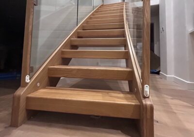 Bespoke handmade wooden stairs
