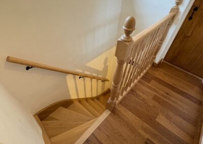 Bespoke handmade wooden stairs