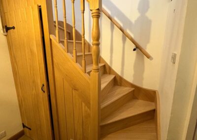 Bespoke handmade wooden stairs